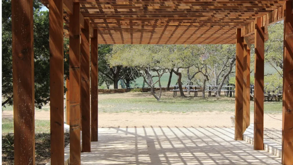 pergola al aire libre